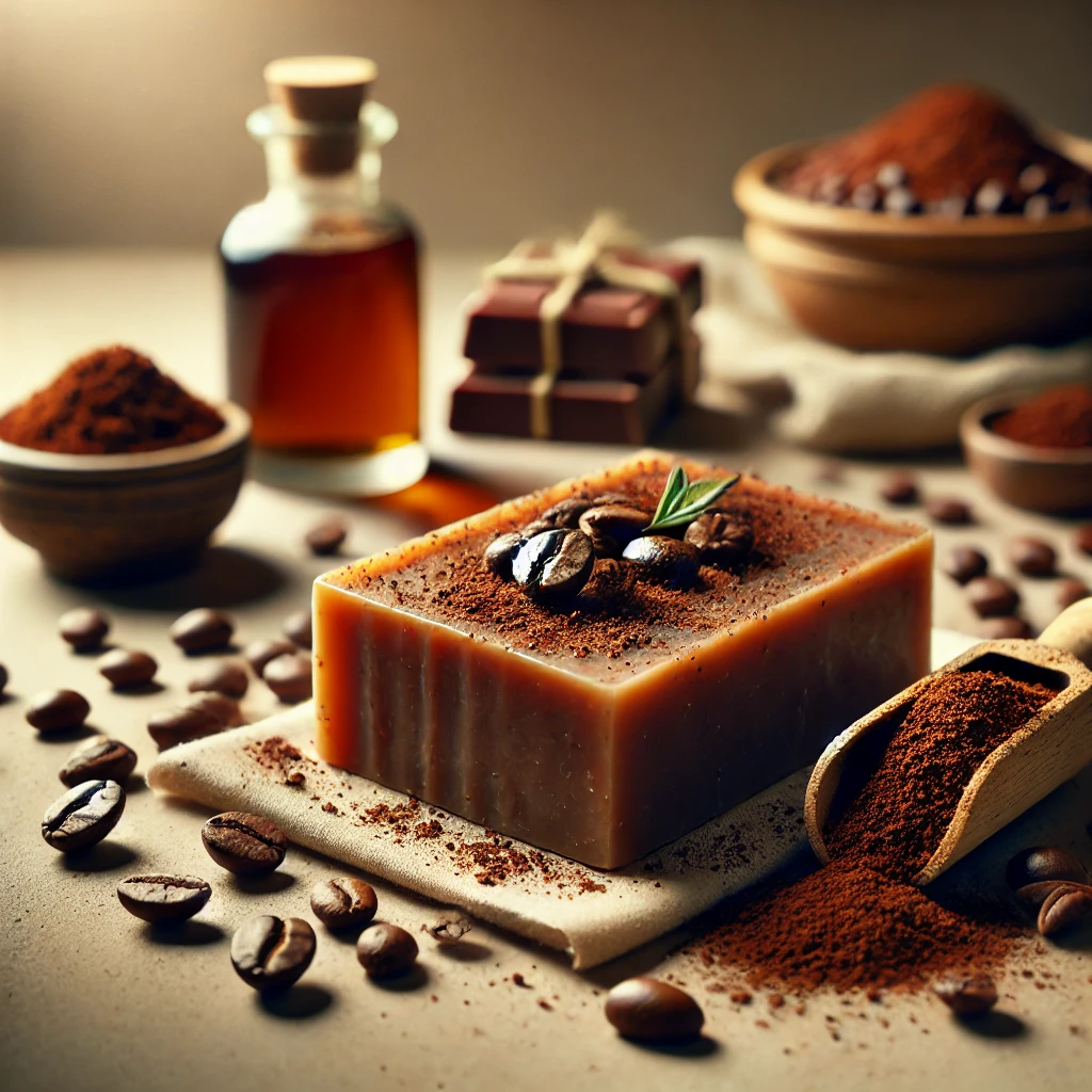Jabón Exfoliante de Café y Cacao